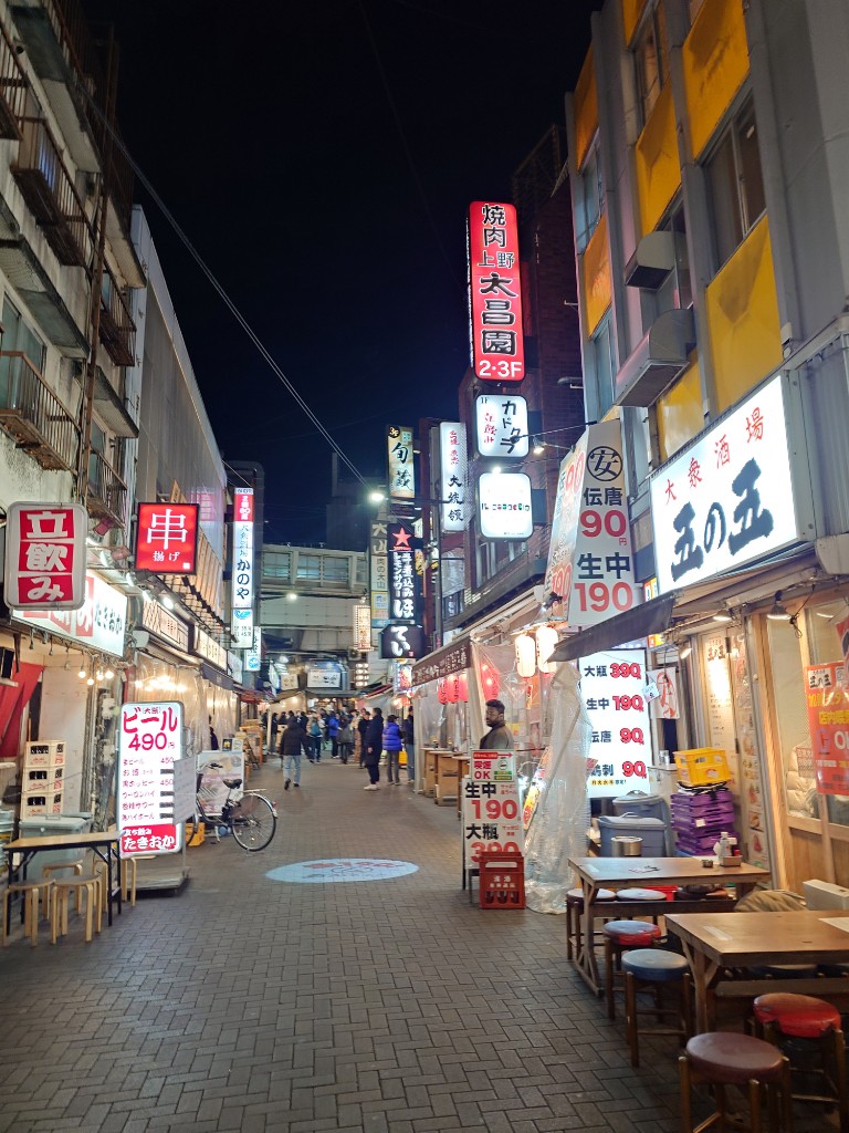 久しぶりに上野で大学友達と忘年会